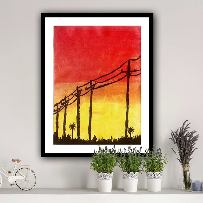 Silhouette in Scarlet